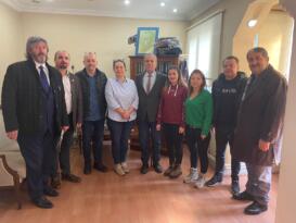 TGF Heyeti Zonguldak’ta Gazeteleri Ziyaret Etti