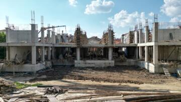 4 Eylül Okulunun inşaatı hızla yükseliyor