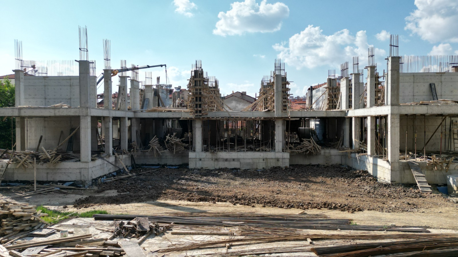 4 Eylül Okulunun inşaatı hızla yükseliyor