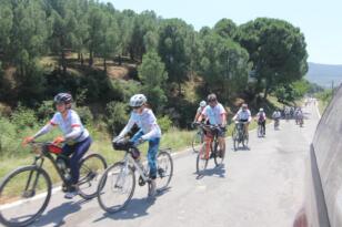Kula-Salihli UNESCO Jeoparkı bisikletçileri ağırladı