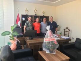 Ülkü Spor Masterler Yeni Atanan İlçe Gençlik ve Spor Müdürü’nü Ziyaret Etti