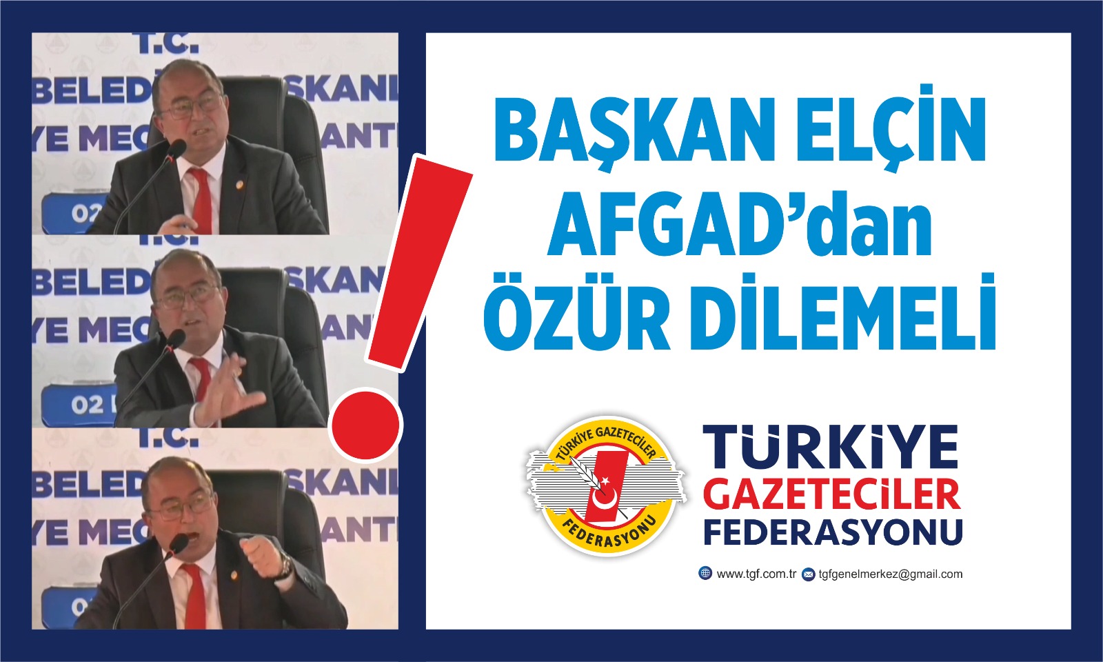 TGF; Artvin Belediye Başkanı AFGAD’dan özür dilemelidir