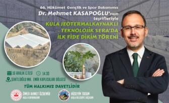 Teknolojik Seraya İlk Fideler Dikiliyor