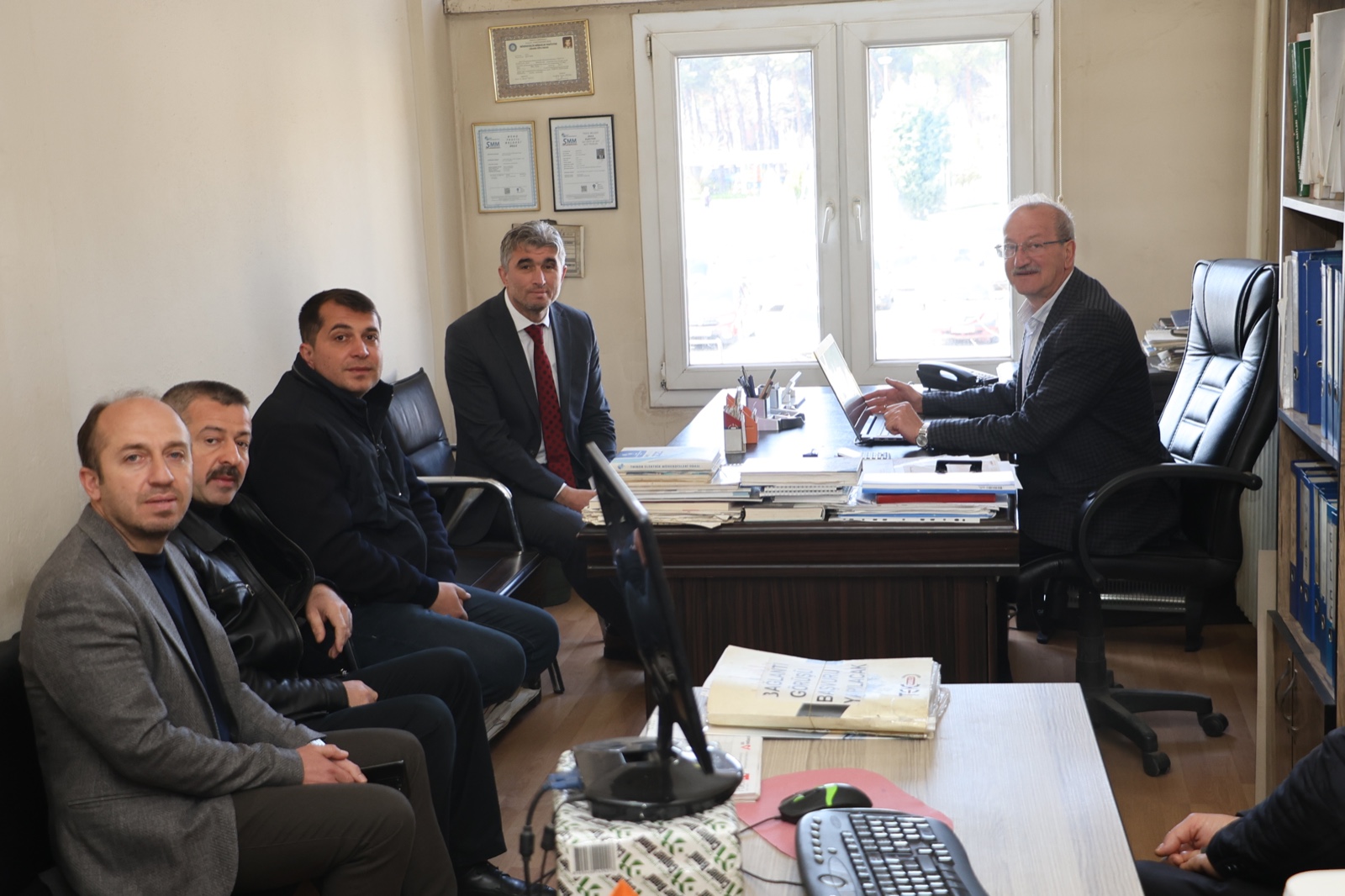 Başkan Tosun’dan Halil Gülcü’ye Nezaket Ziyareti