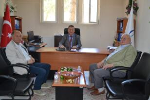 Alaettin Yakın ve Hikmet Sepet Yüksekokul Sekreteri Şahin’i Ziyaret Etti