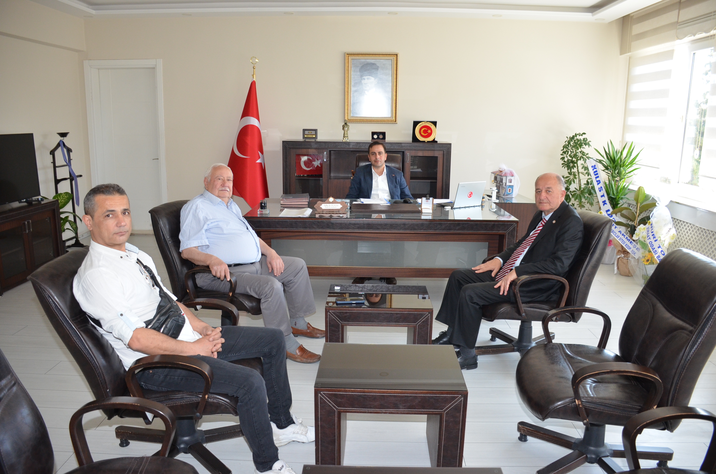 Manisa Basın Cemiyeti’nden Kaymakam Talha Altuntaş’a Ziyaret