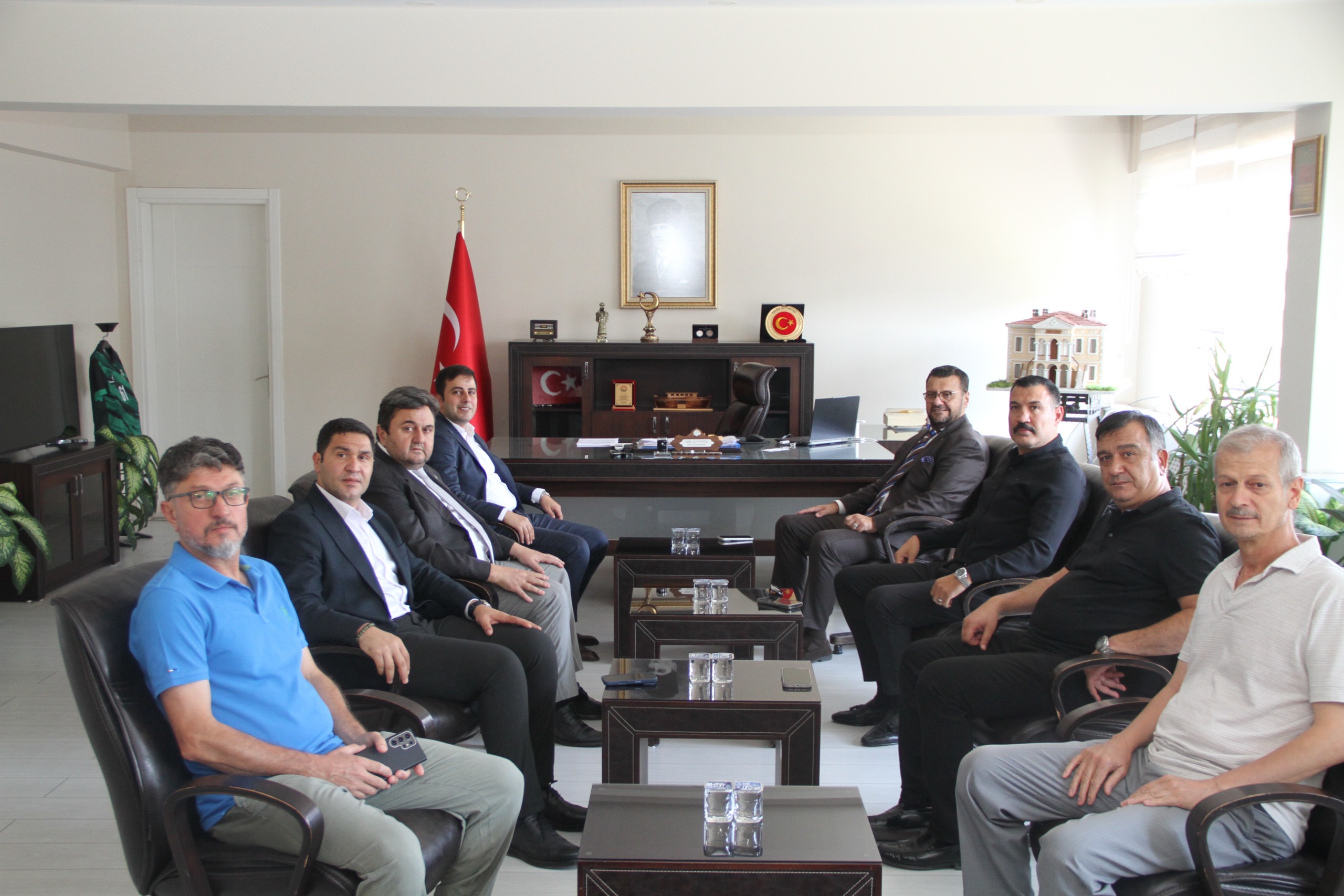 TAMER AKKAL’DAN  KAYMAKAM TALHA ALTUNTAŞ’A ZİYARET